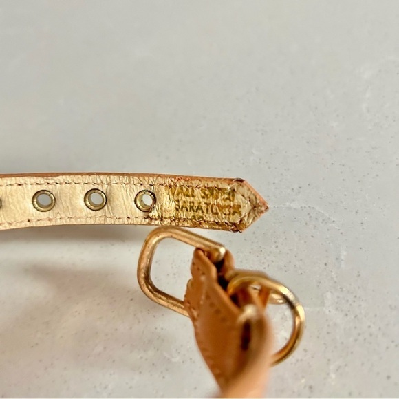 Wall Street Saratoga >Opalescent Crystal Embellished Leather Toy Dog Collar - Picture 10 of 14